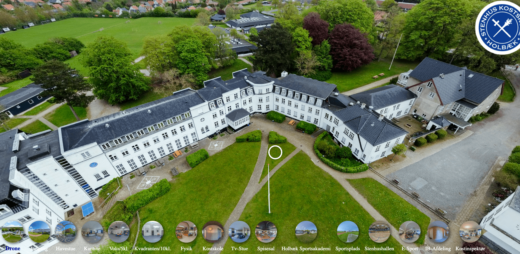 Dronefoto af Stenhus Kostskole